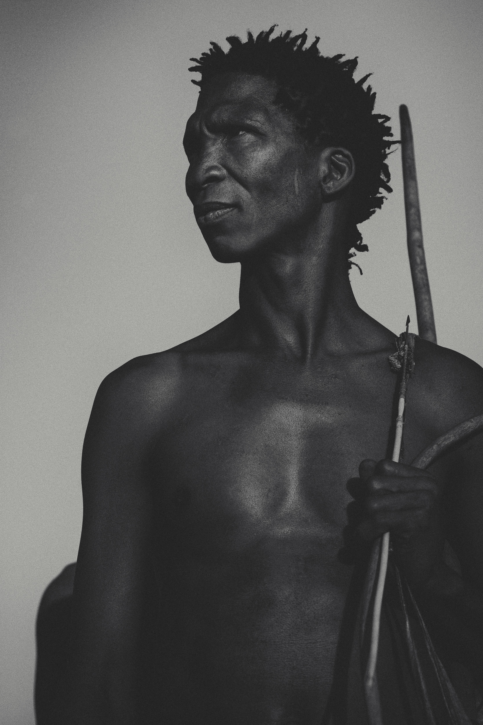 Portrait of a San Bushman.